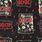 Licensed 1970's Rock Band Print AC/DC Highway to Hell Cotton Fabric by the Yard